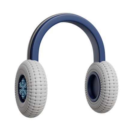 Casque antibruit  3D Icon