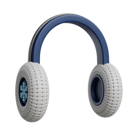 Casque antibruit  3D Icon