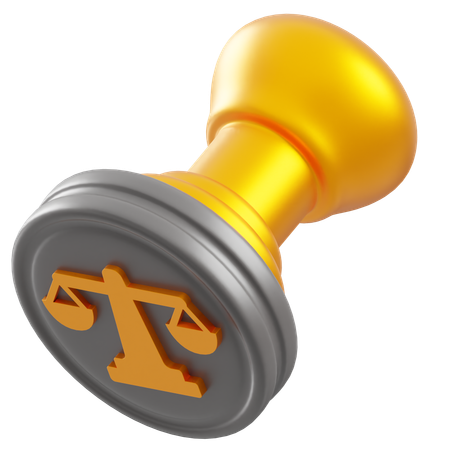 Cachet légal  3D Icon