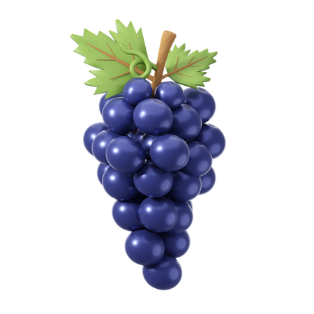 Cacho de uva  3D Icon