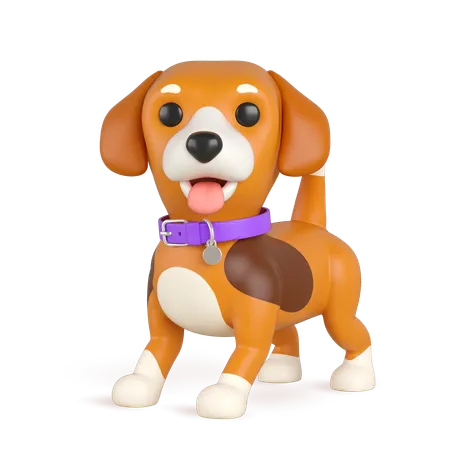 Filhote de cachorro  3D Icon