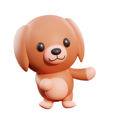 Cachorro  3D Icon