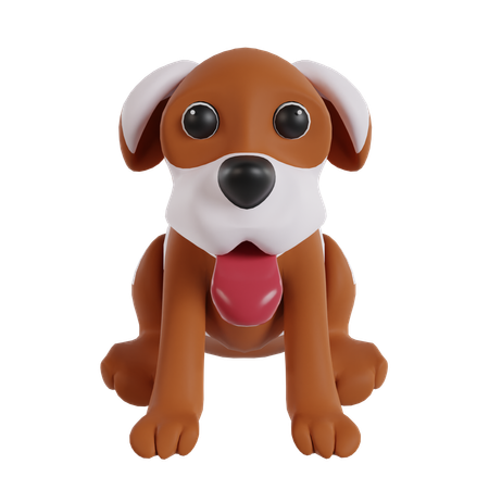 Cachorro  3D Icon