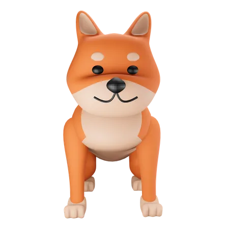 Cachorro  3D Illustration