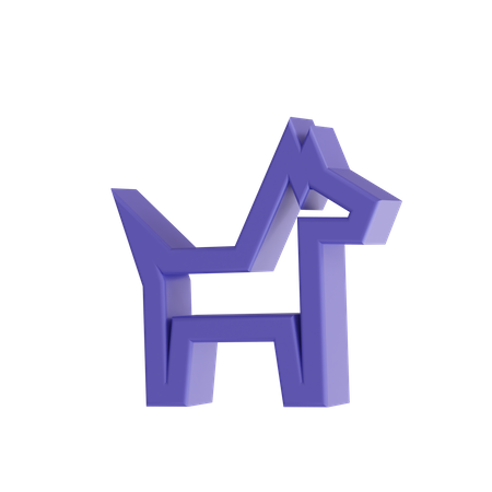 Cachorro  3D Icon