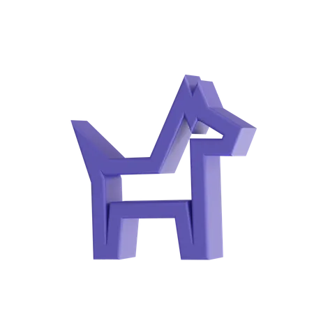 Cachorro  3D Icon