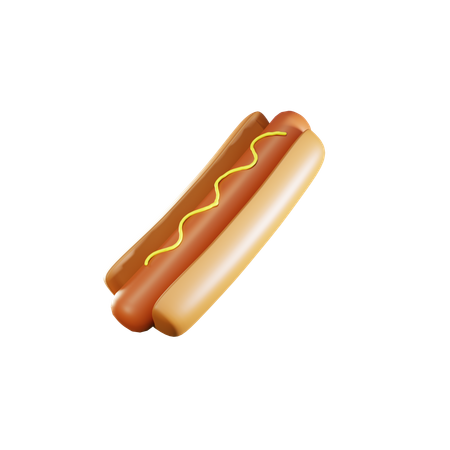 Cachorro-quente  3D Icon