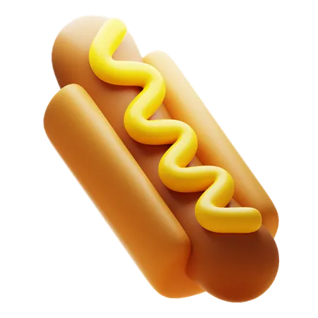 Cachorro-quente  3D Icon