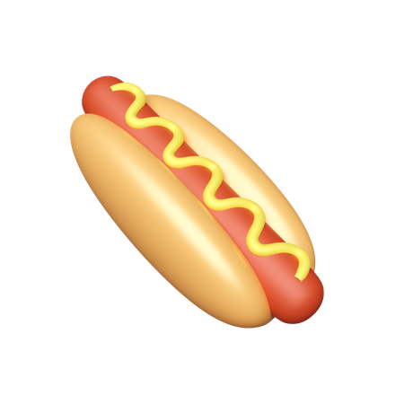 Cachorro-quente  3D Icon