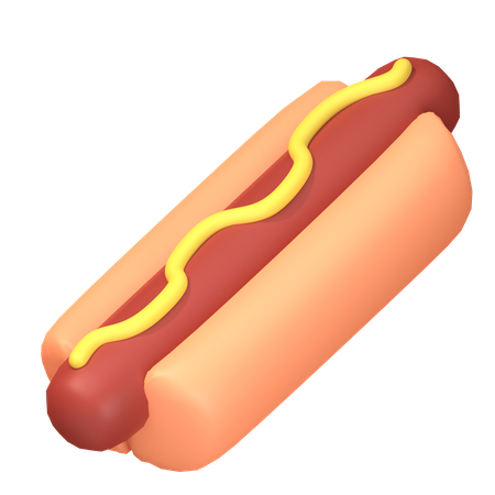 CACHORRO-QUENTE  3D Icon