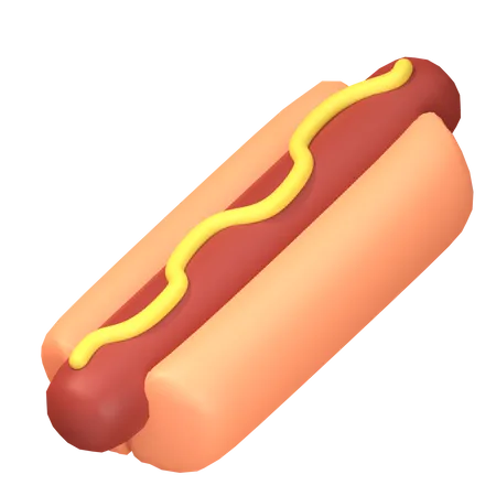 CACHORRO-QUENTE  3D Icon