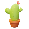 cacti 3d illustration