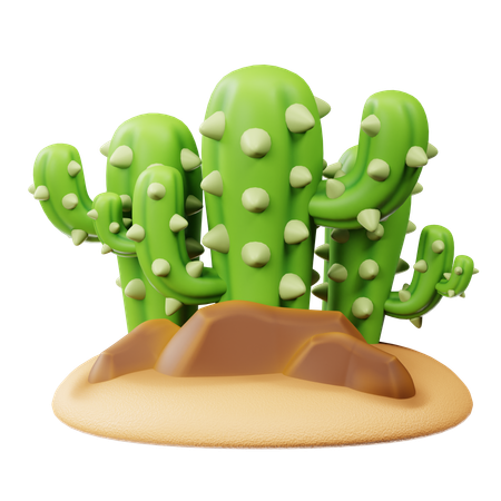 Cacto  3D Icon