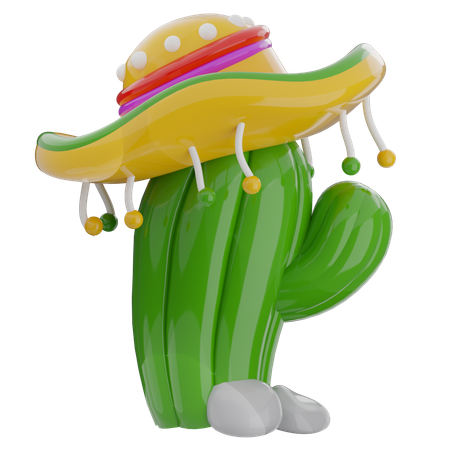 Planta de cacto  3D Icon