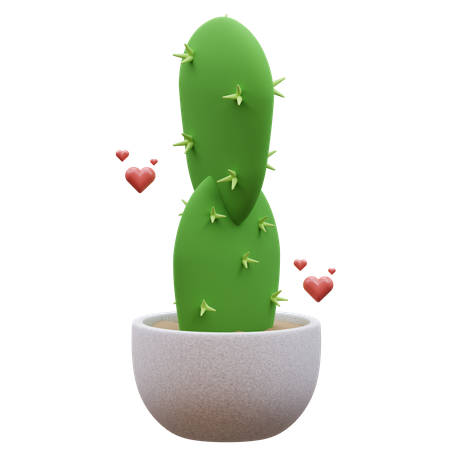 Planta de cacto  3D Icon