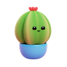 cactus emoji 3d