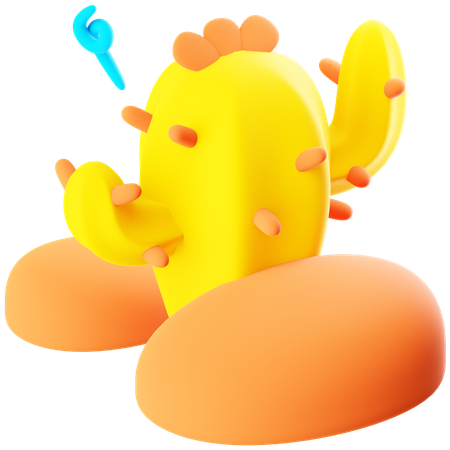Cactus  3D Icon