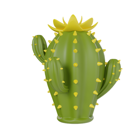 Cactus del desierto  3D Icon