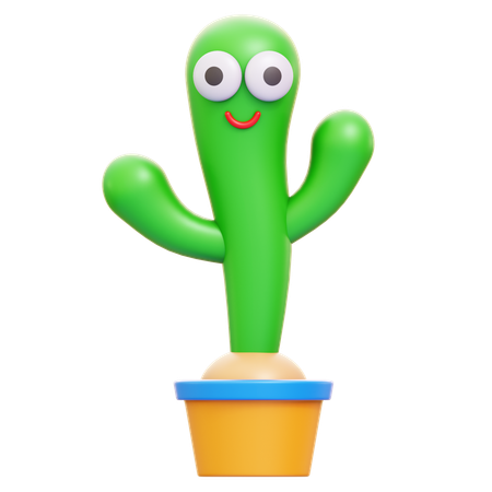 Juguete de cactus  3D Icon