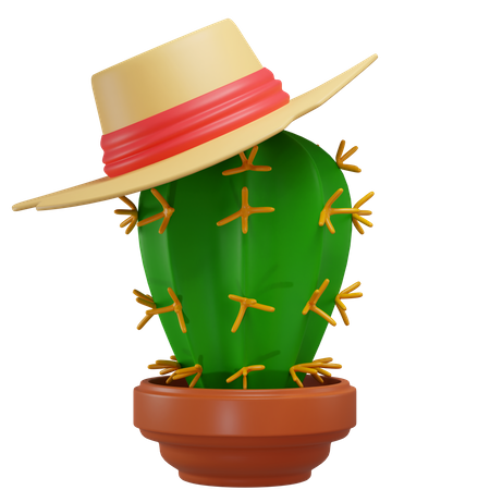 Objeto cactus  3D Icon