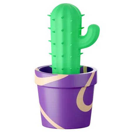 Cactus Plant  3D Icon