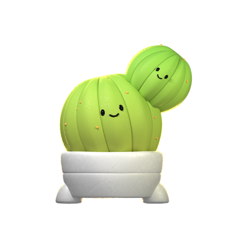 Cactus Plant  3D Icon