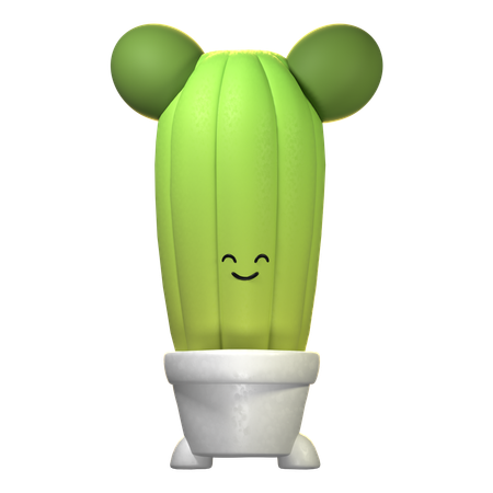 Cactus Plant  3D Icon