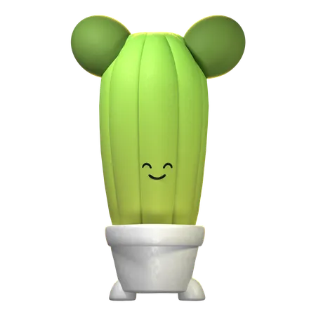 Cactus Plant  3D Icon