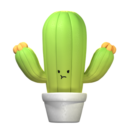 Cactus Plant  3D Icon