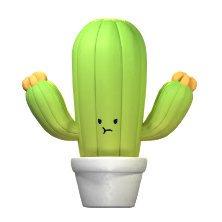 Cactus Plant  3D Icon