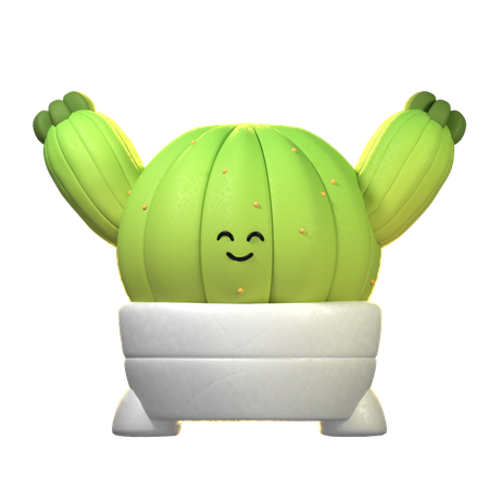 Cactus Plant  3D Icon