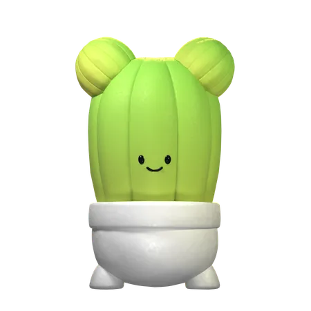 Cactus Plant  3D Icon