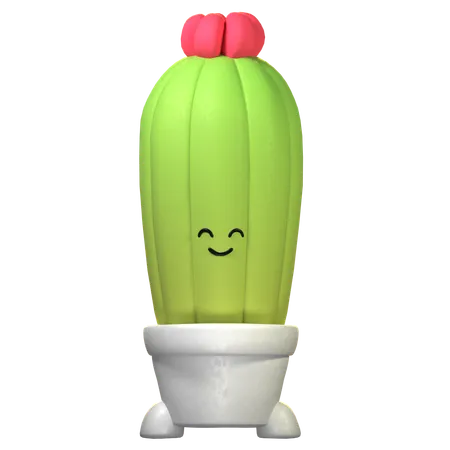 Cactus Plant  3D Icon