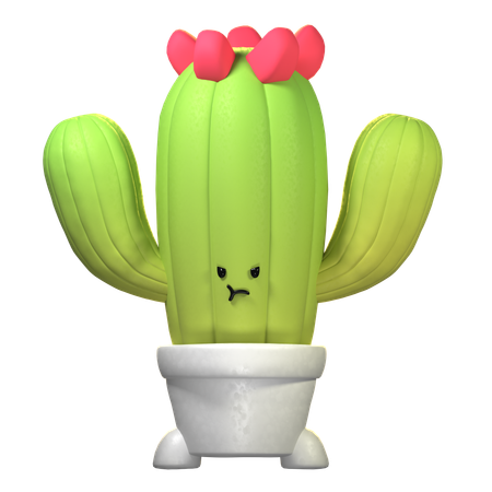 Cactus Plant  3D Icon