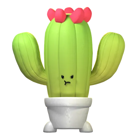 Cactus Plant  3D Icon