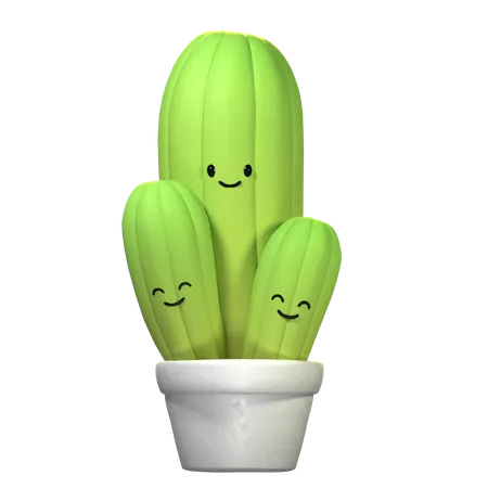 Cactus Plant  3D Icon