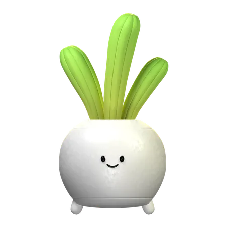 Cactus Plant  3D Icon