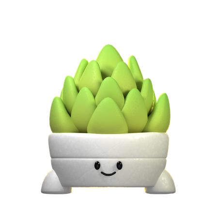 Cactus Plant  3D Icon