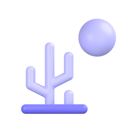 Cactus Plant  3D Icon