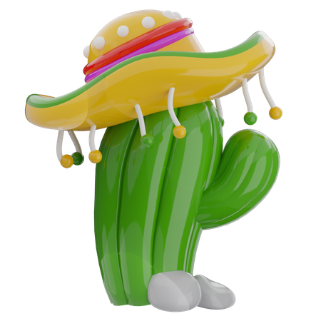 Cactus Plant  3D Icon