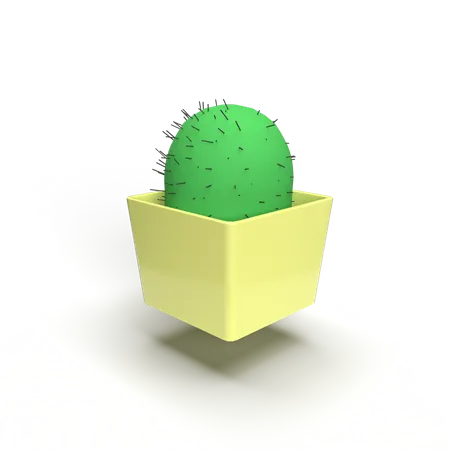 Cactus Plant  3D Illustration