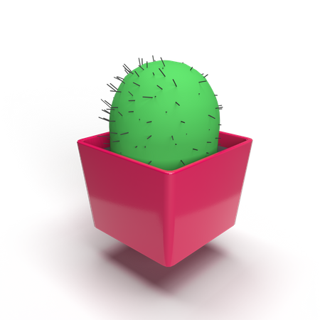 Cactus Plant  3D Illustration