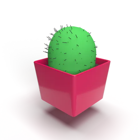 Cactus Plant  3D Illustration