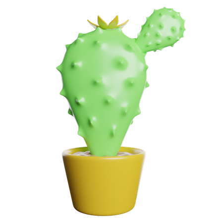 Cactus Pot  3D Icon