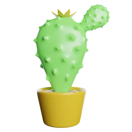 Cactus Pot  3D Icon