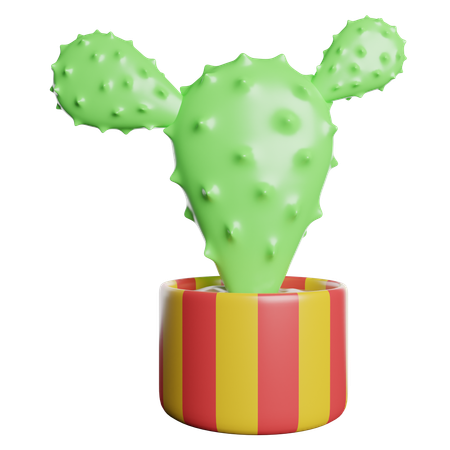 Cactus Pot  3D Icon