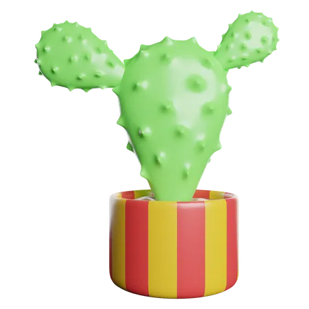 Cactus Pot  3D Icon