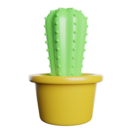 Cactus Pot  3D Icon