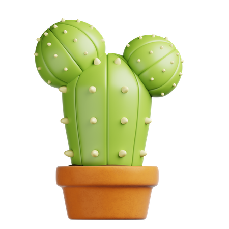 Cactus Pot  3D Icon