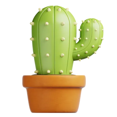 Cactus Pot  3D Icon